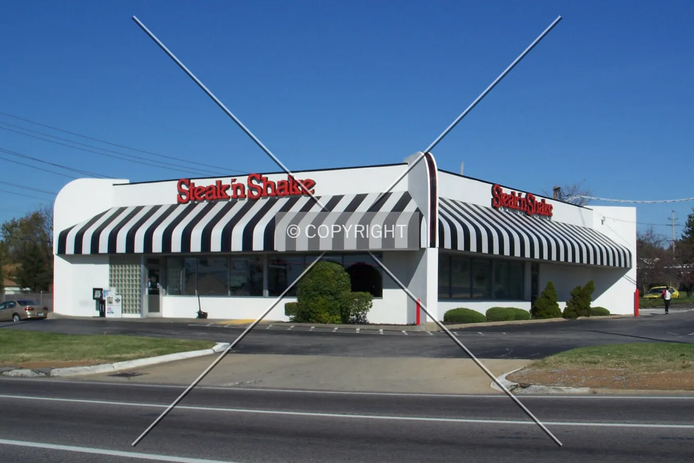View from the southeast