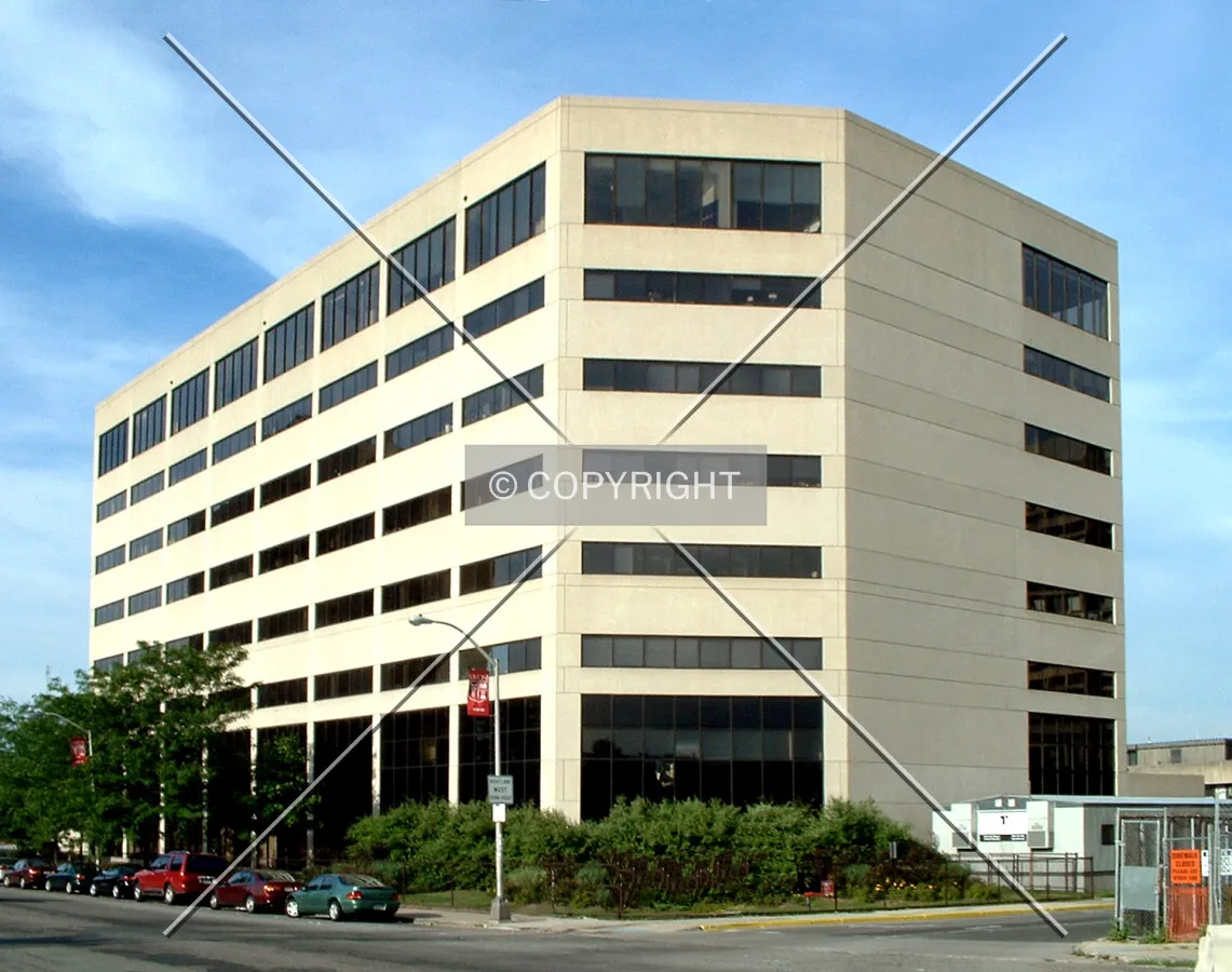 View from the southwest across Bergen Street