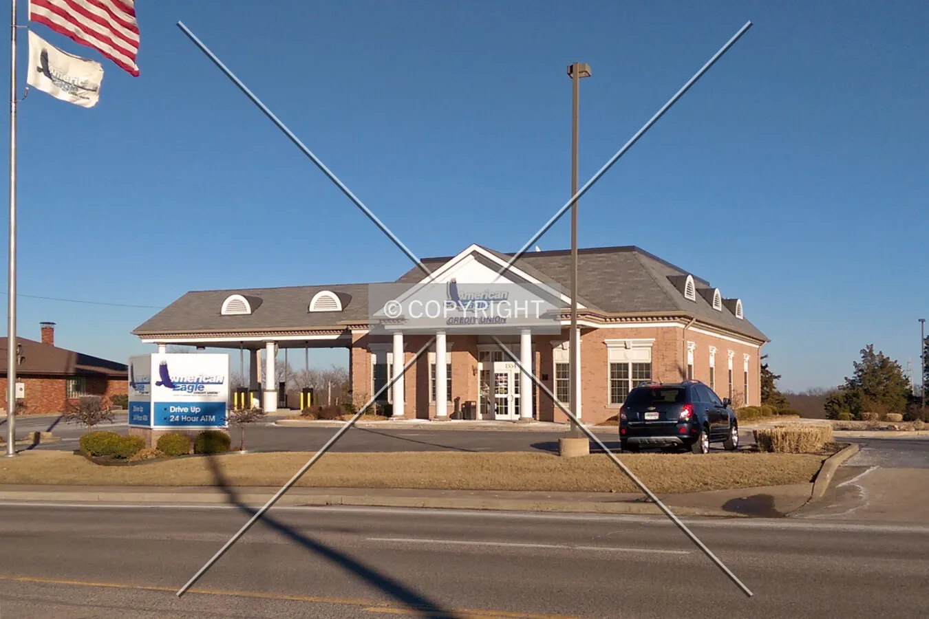 View from the southwest; March 7, 2015