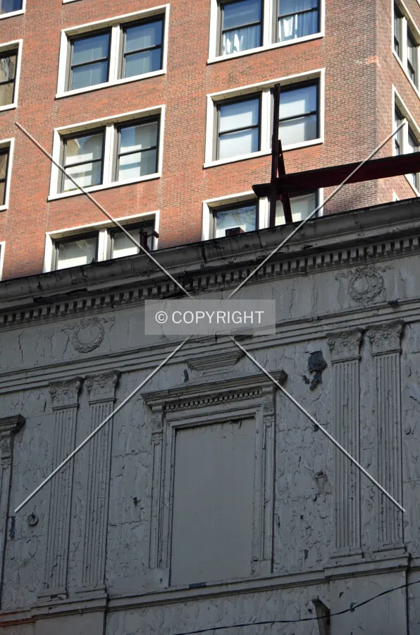 Station house facade detail: March 7, 2015.