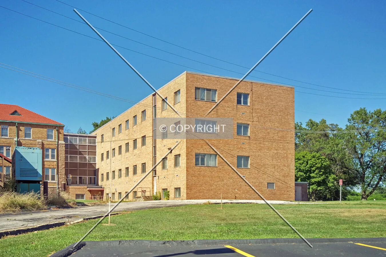 View from the southwest; July 31, 2015