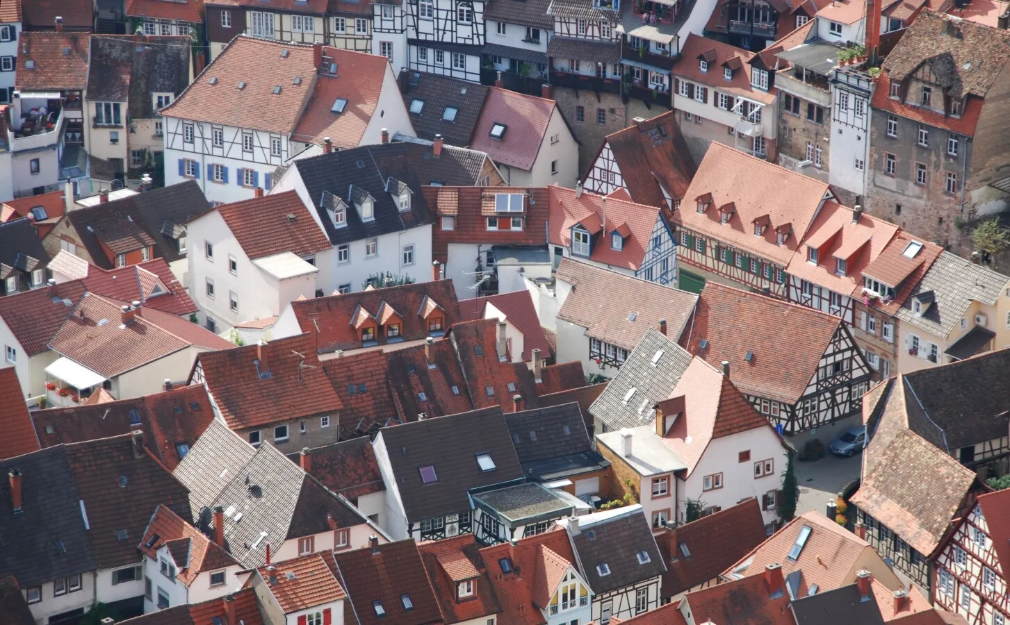 Rooftops of the central city
