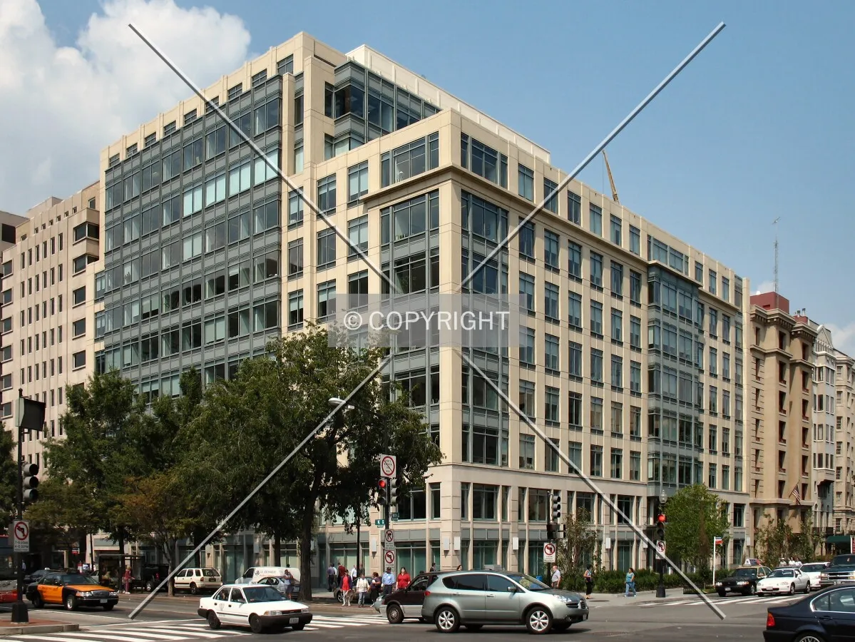 Southeast corner from across 16th/K Streets NW
