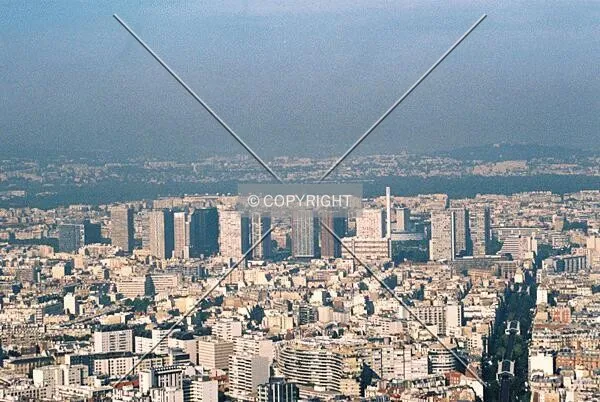 View over Paris from Tour Montparnasse