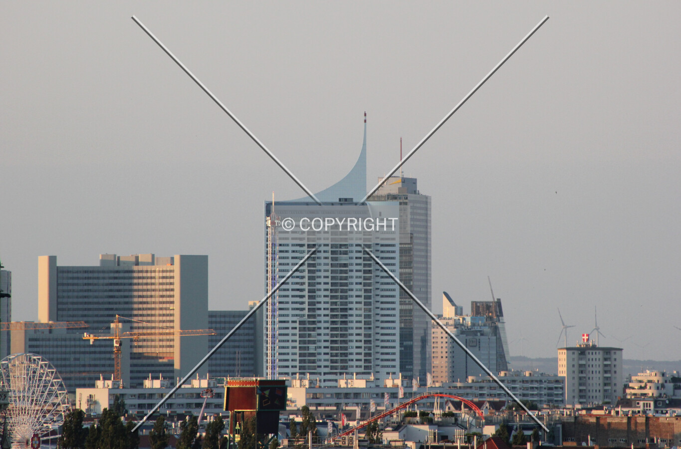 View from the city center.