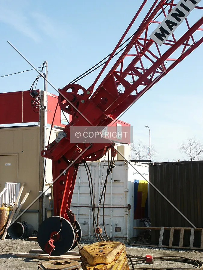 End of the crane