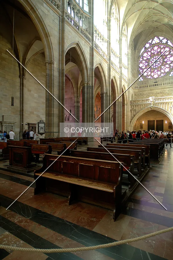 Inside the cathedral