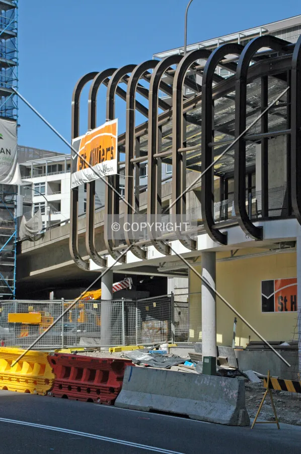 Construction of the retail component
