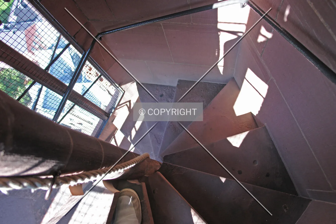 Steps in the church tower of Kaiserdom