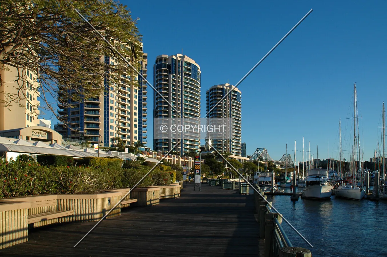 As seen from Dockside Ferry Wharf