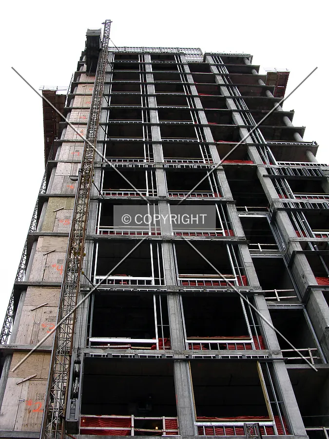 Looking up the western side