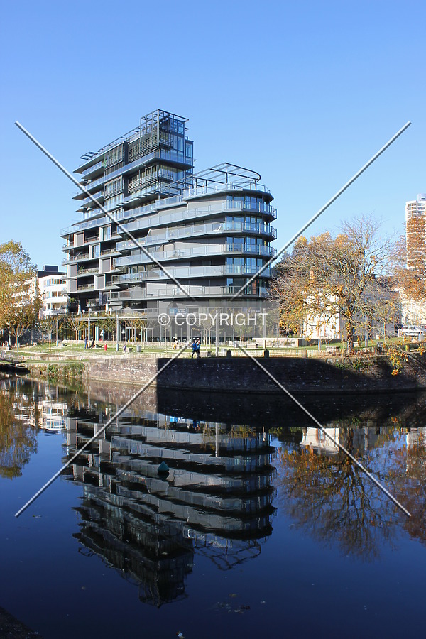 Southeast view from Quai de la Prévalaye.