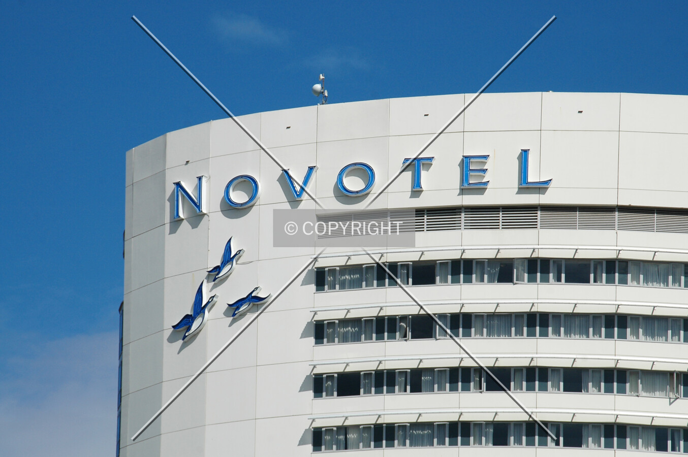 Signage on the top
