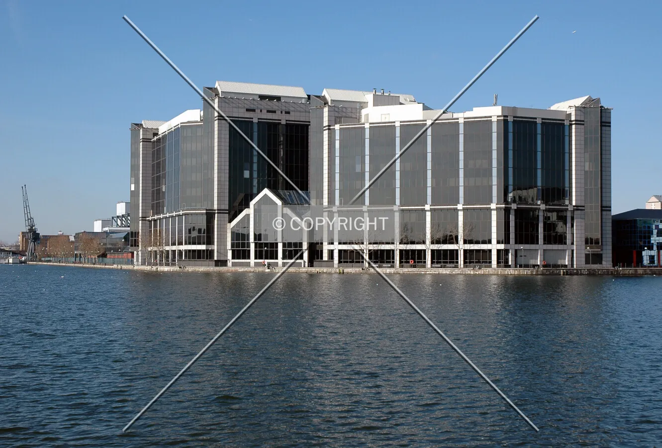 View across Millwall Dock
