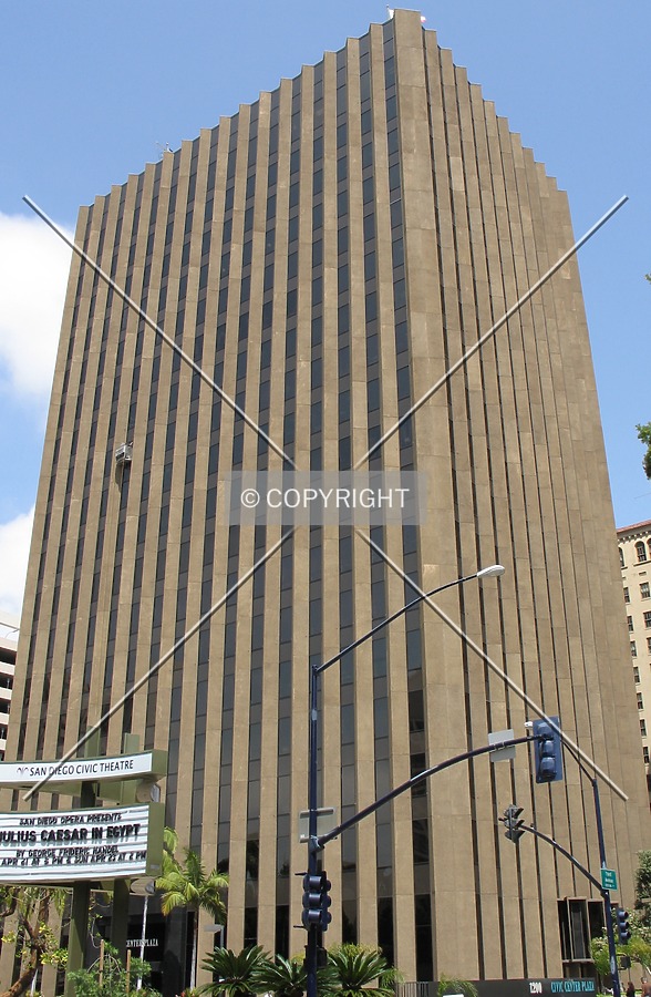 Looking up from the southwest
