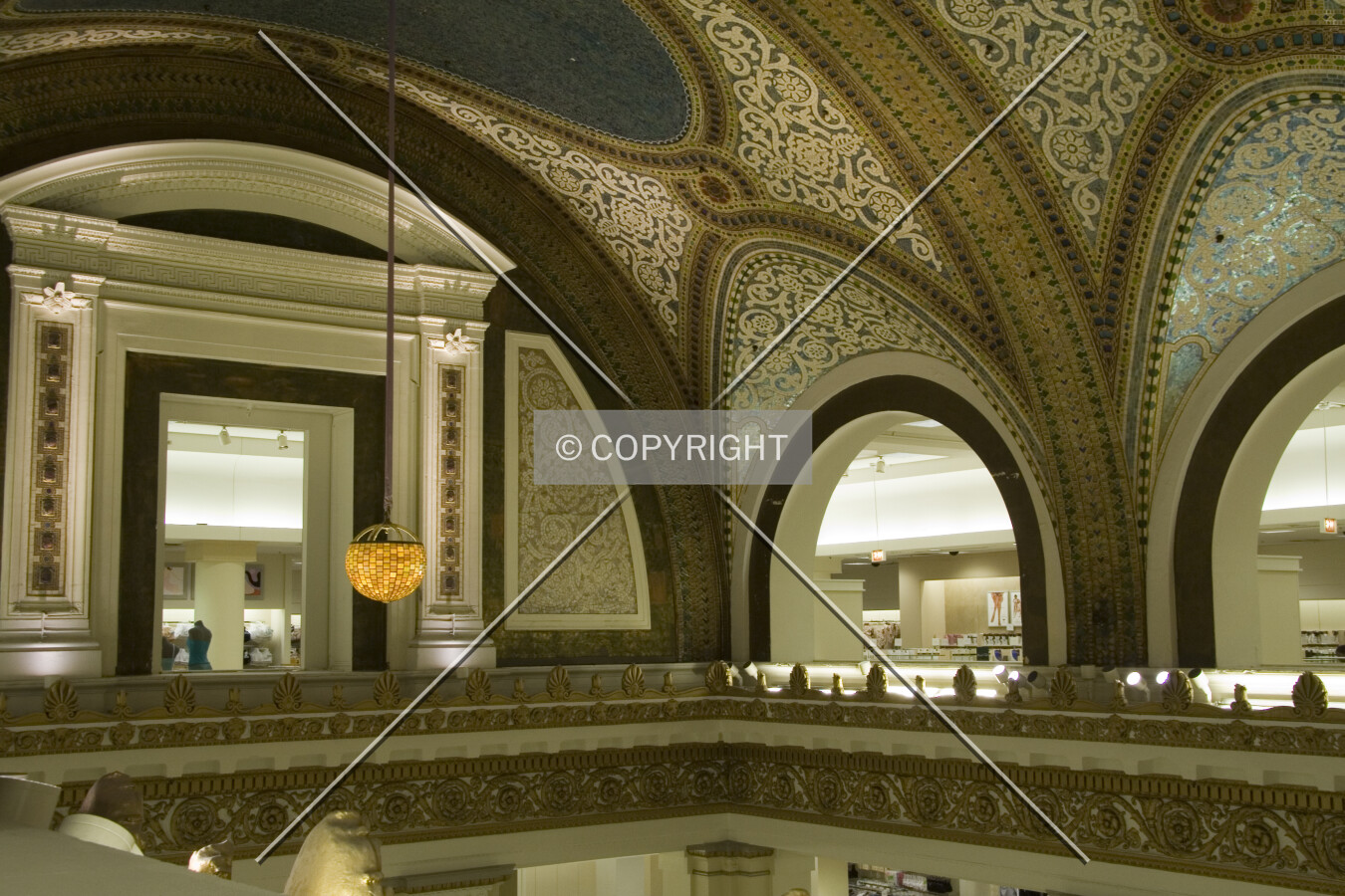 The upper par of inner atrium