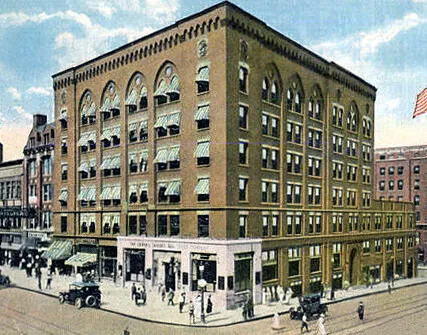 View from the northeast
