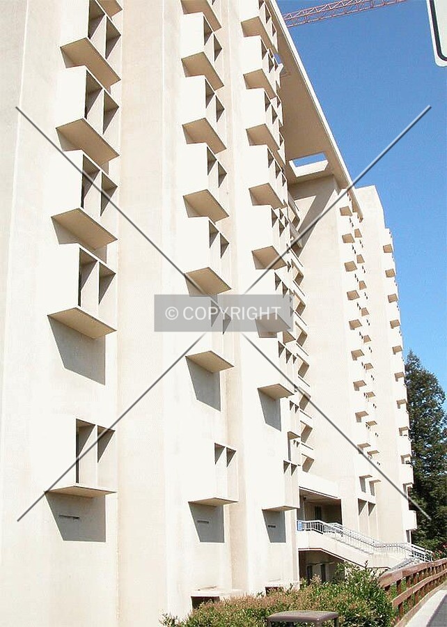 Joe West Hall student dormitory at San Jose State University
