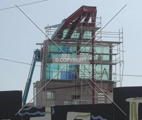 Another view of the test of the top dome