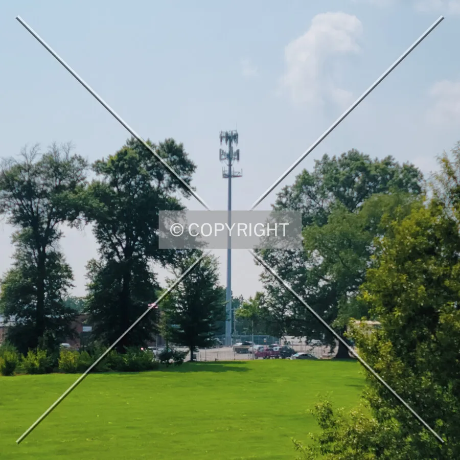 Distant view from the east; August 1, 2021