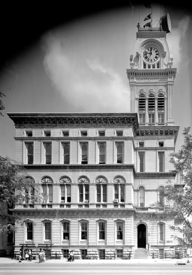 Vintage view from the south