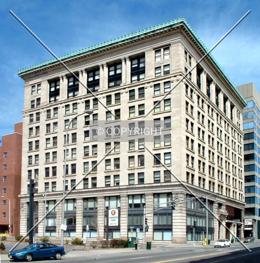 View from the southeast across Main Street