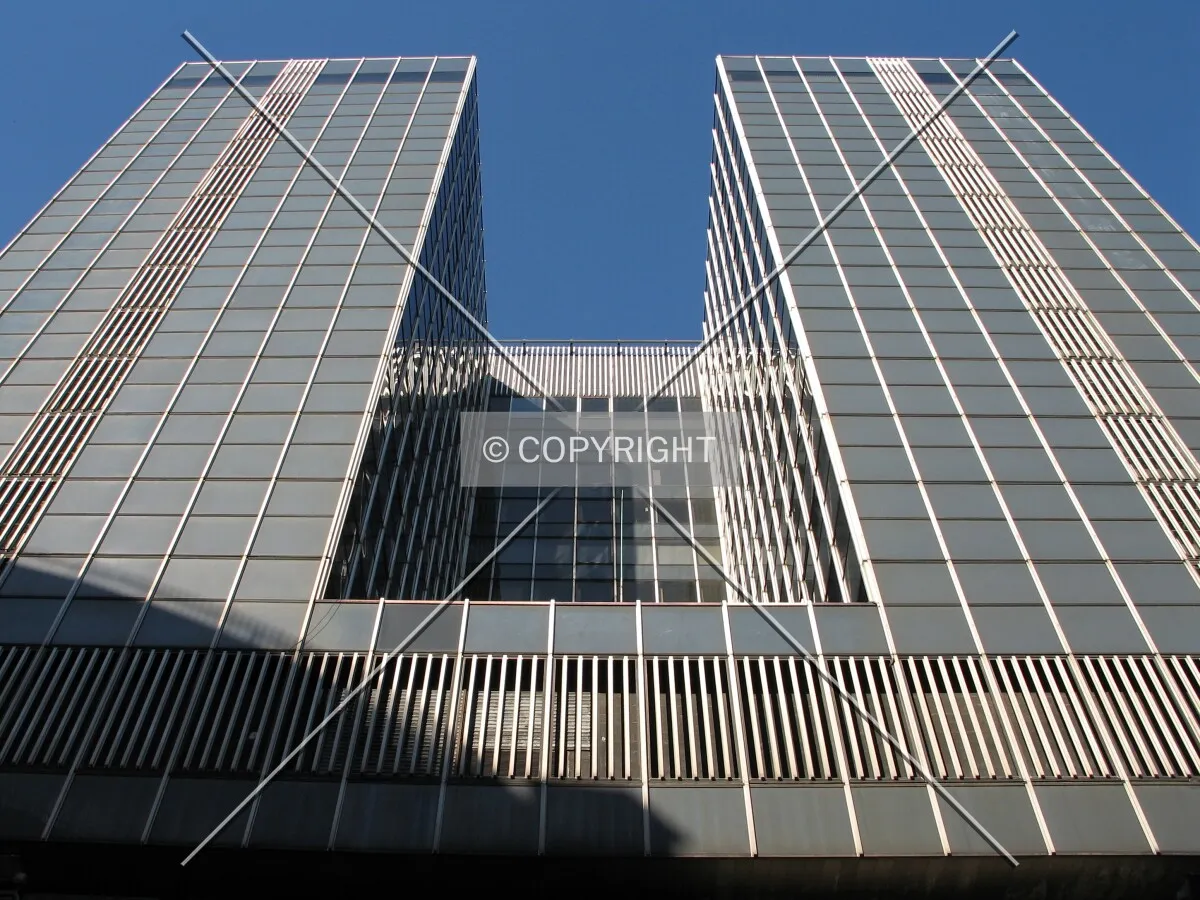 Looking up from the southwest