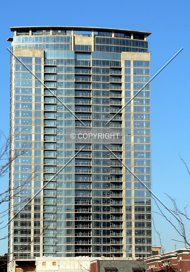 View to the west from Lake Shore Drive