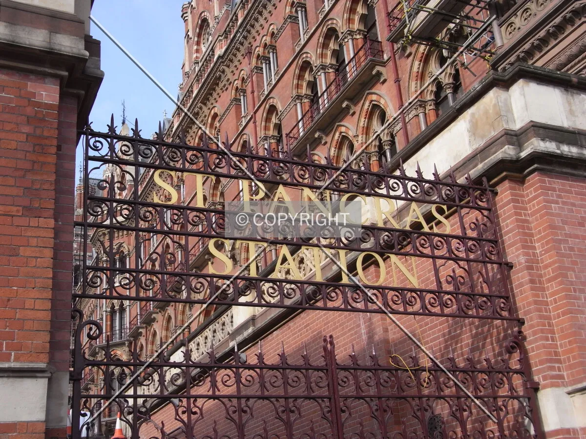 St. Pancras Station sign