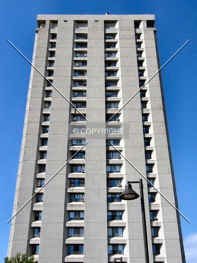 Looking up the east side from Oakland Avenue