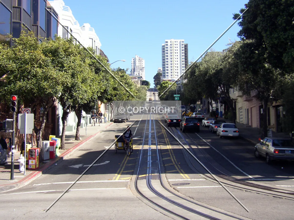 Looking south from Beach Street