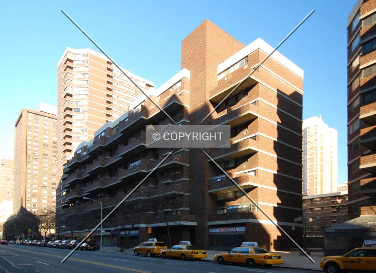 Viewed from the southeast along East 23rd Street