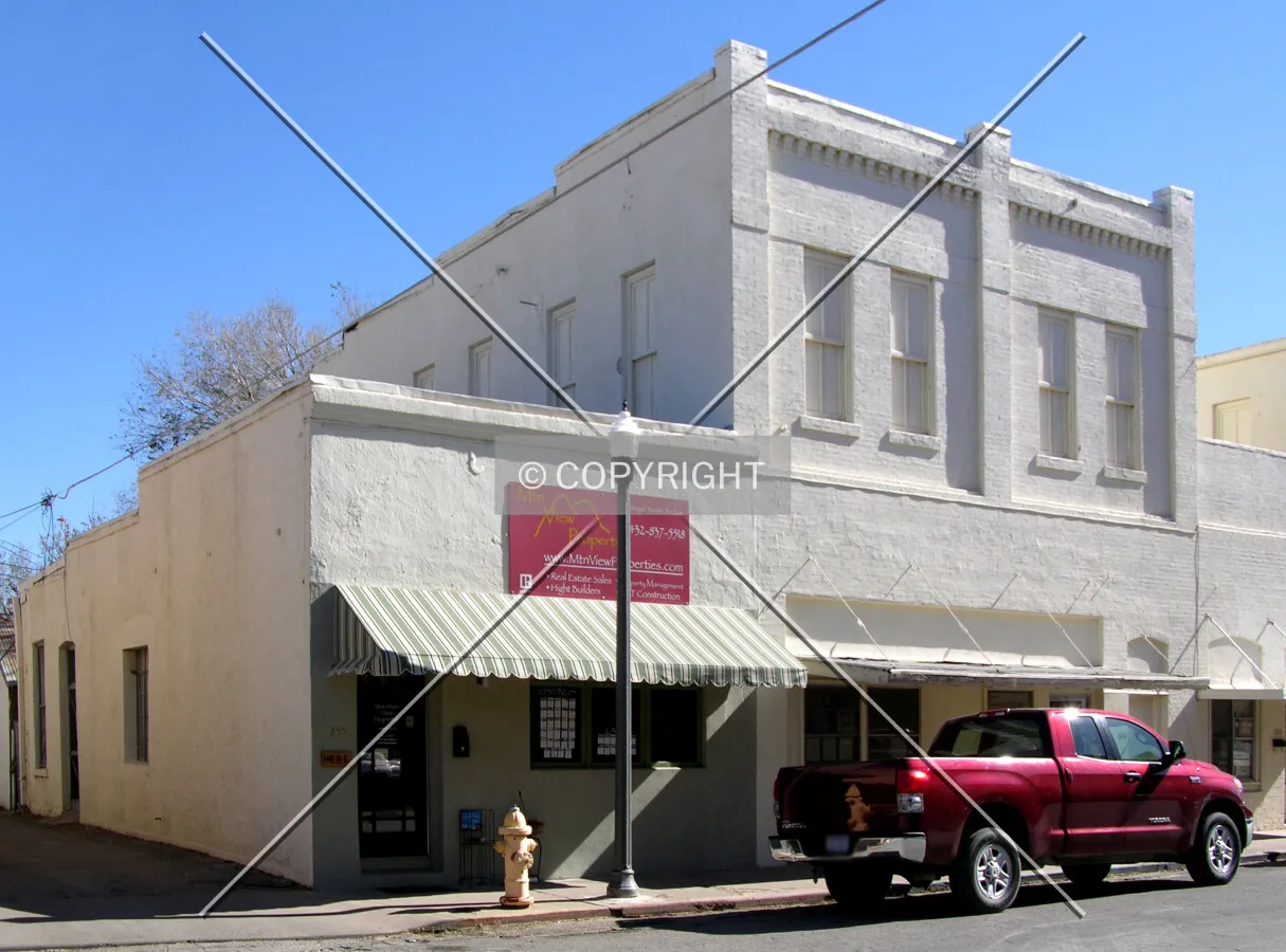 From across North 6th Street to the west