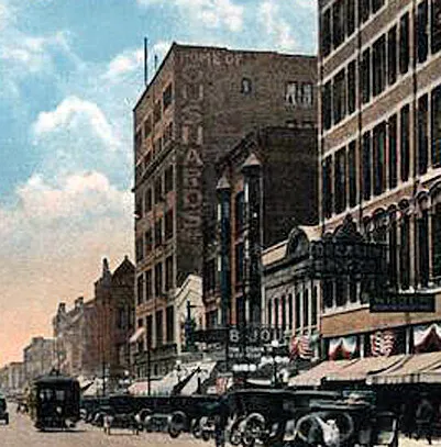 View from the northeast