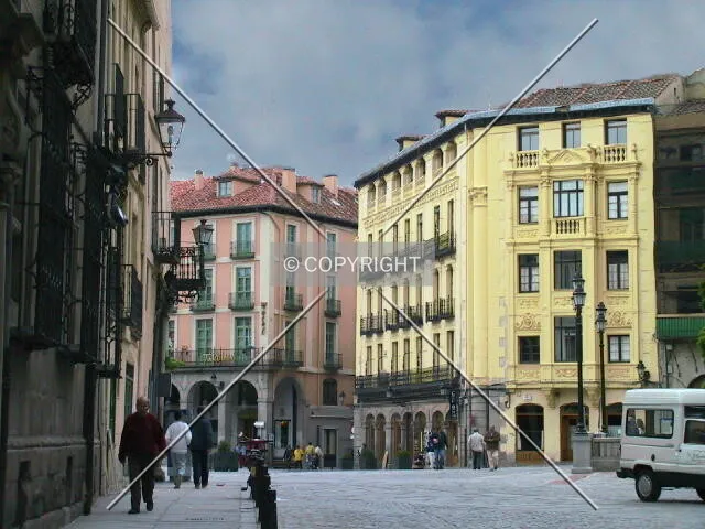 In the old town centre