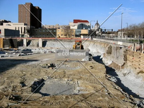View across the northern part of the site, from Minnesota Street