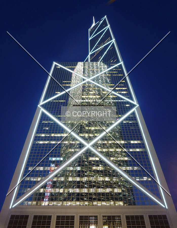 Looking up from Garden Road