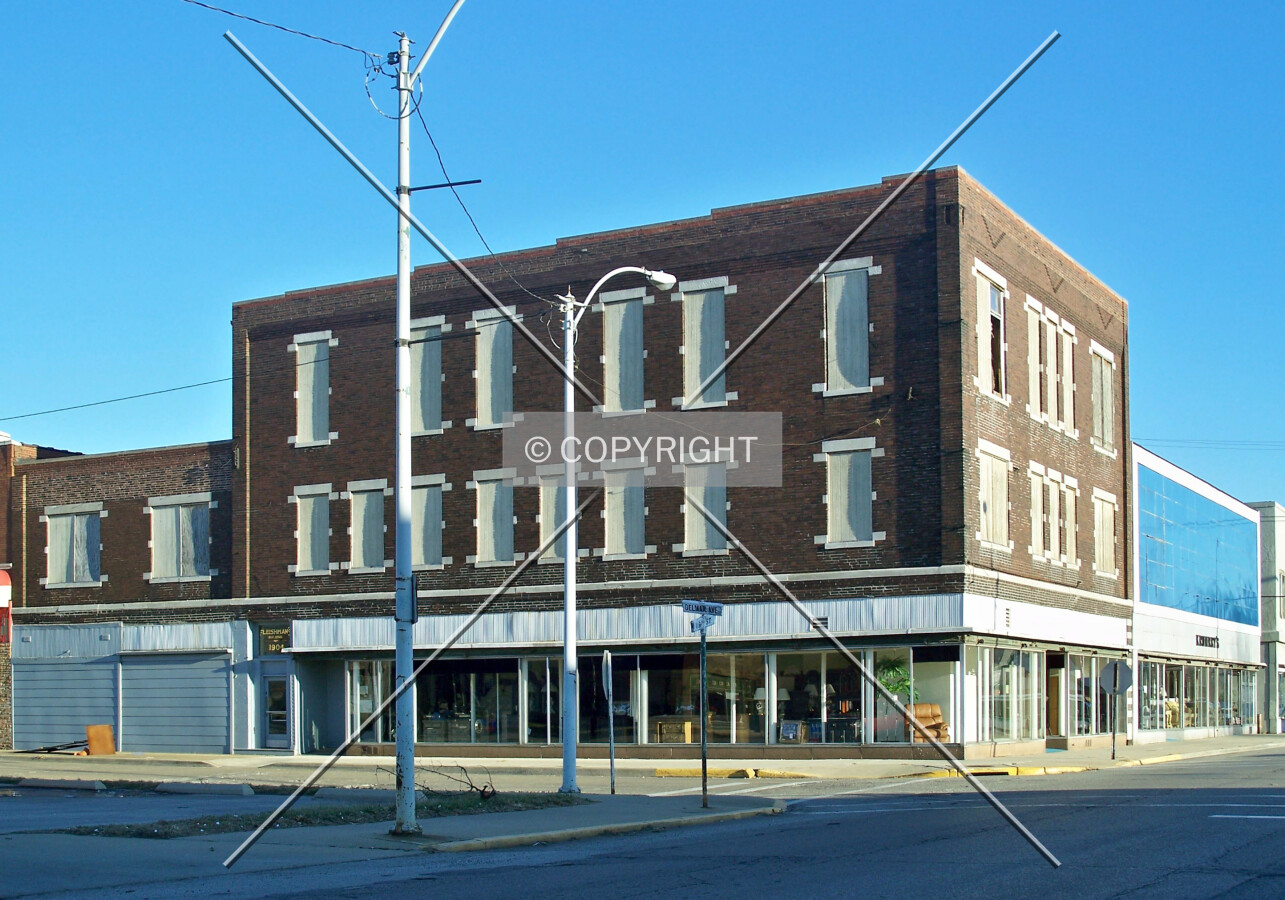 View from the west, Tuesday, January 15, 2008