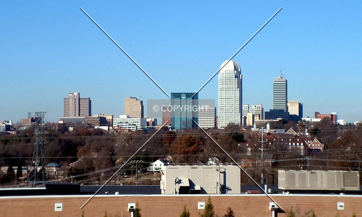 Downtown from the south