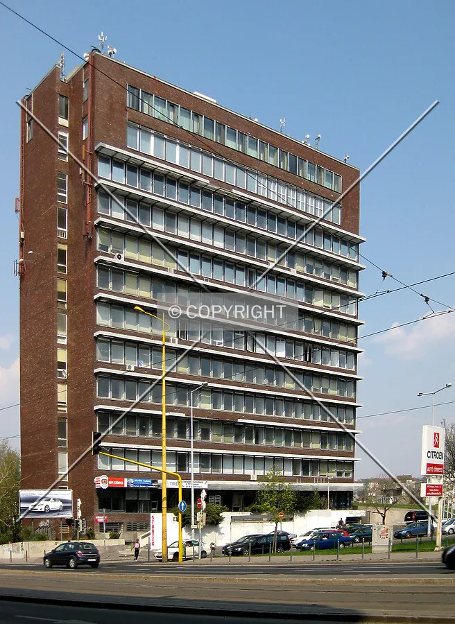 View from across Alkotás utca