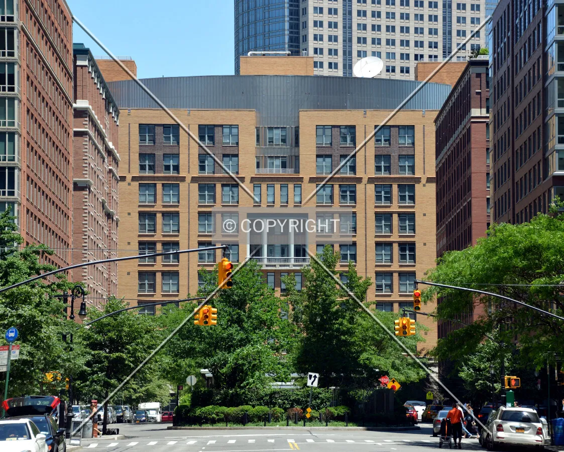 View from the southwest along North End Avenue