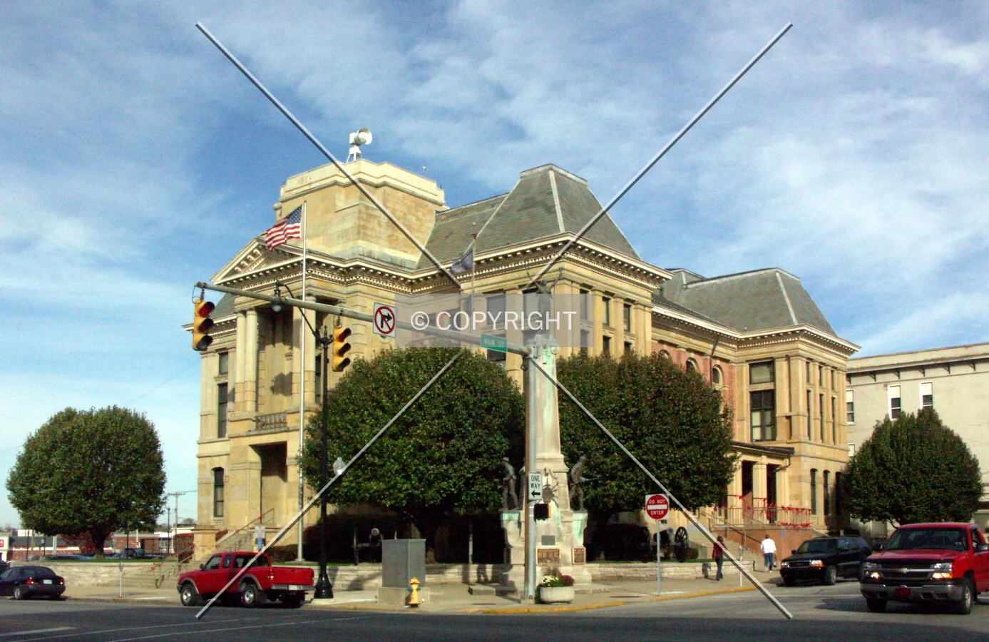 View from the southwest