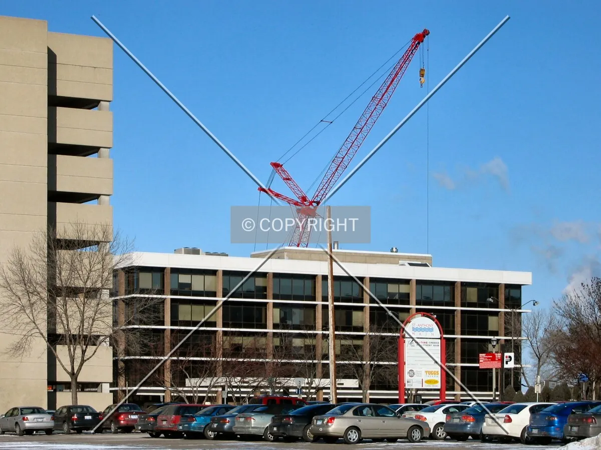 Big Red, from 2 blocks to the southeast