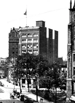 View from the northeast