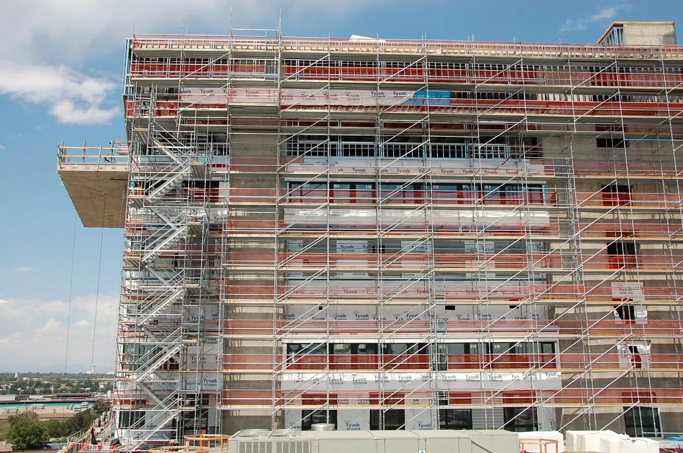 View from the southeast