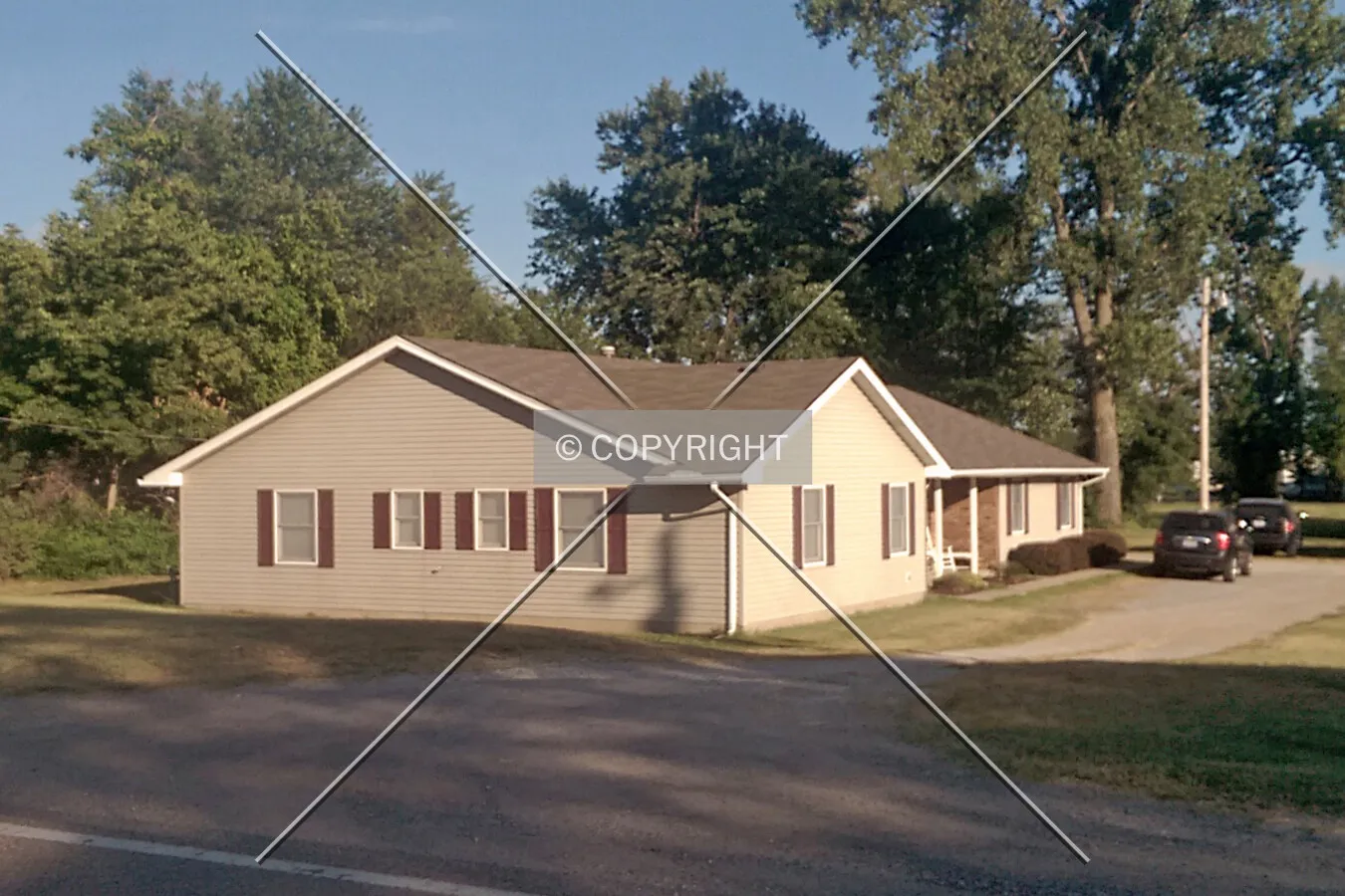View from the northwest; July 24, 2014