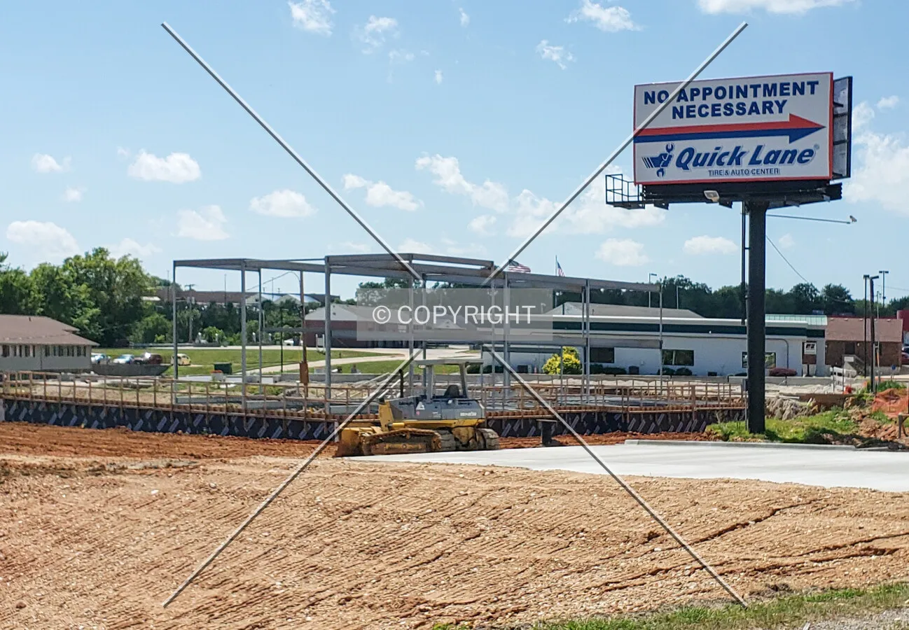 View from the southeast; July 20, 2019