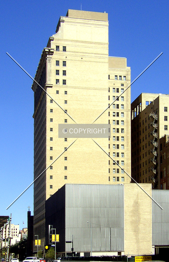 Looking north from Fannin Street