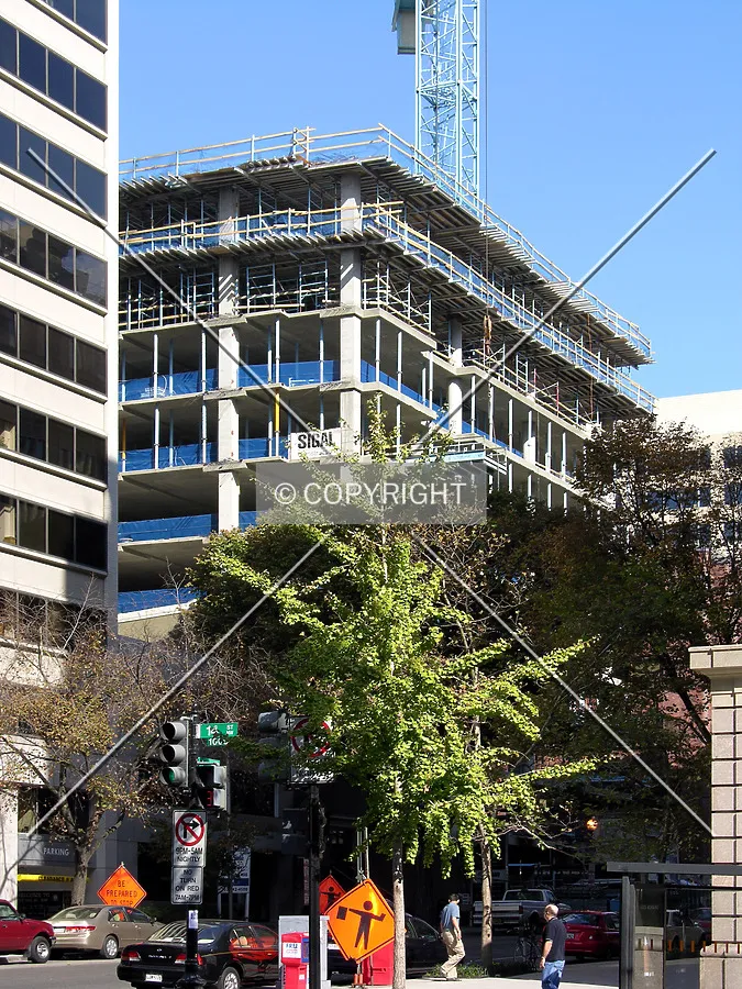 View to the northeast from L Street NW