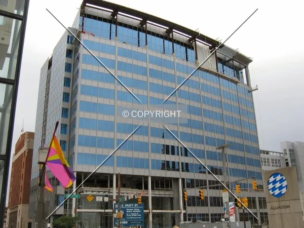 View from across Pratt Street